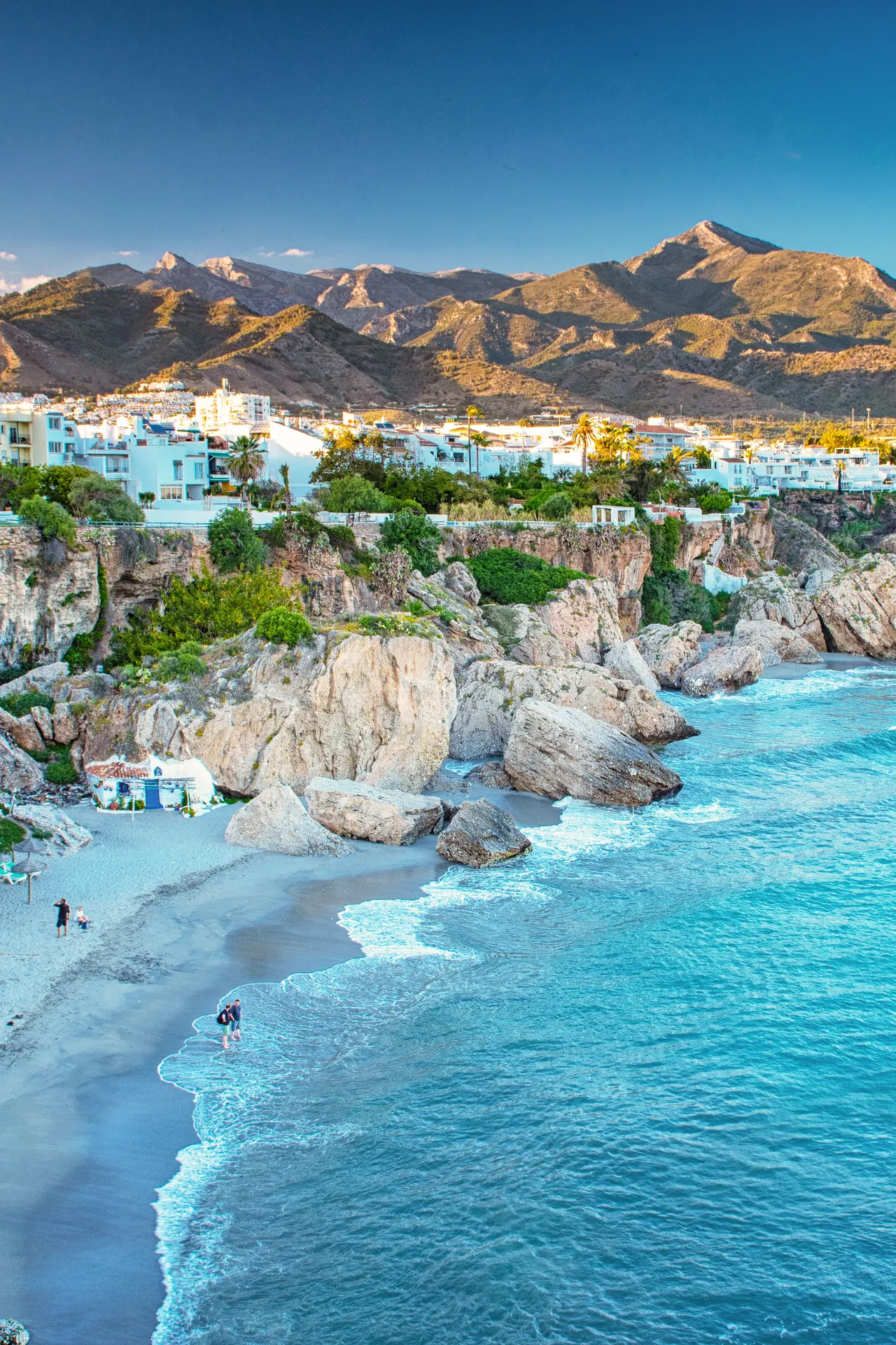 Kustlijn van de Costa del Sol in Spanje