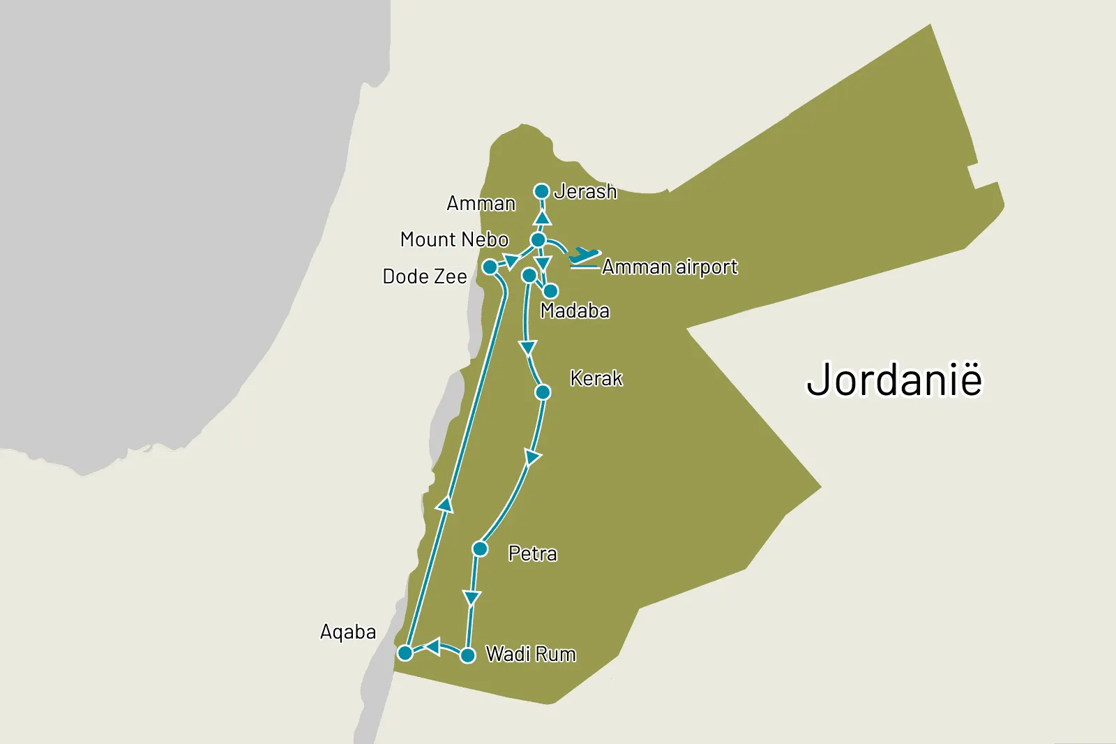 Privérondreis Ontdek Jordanië inclusief Wadi Rum