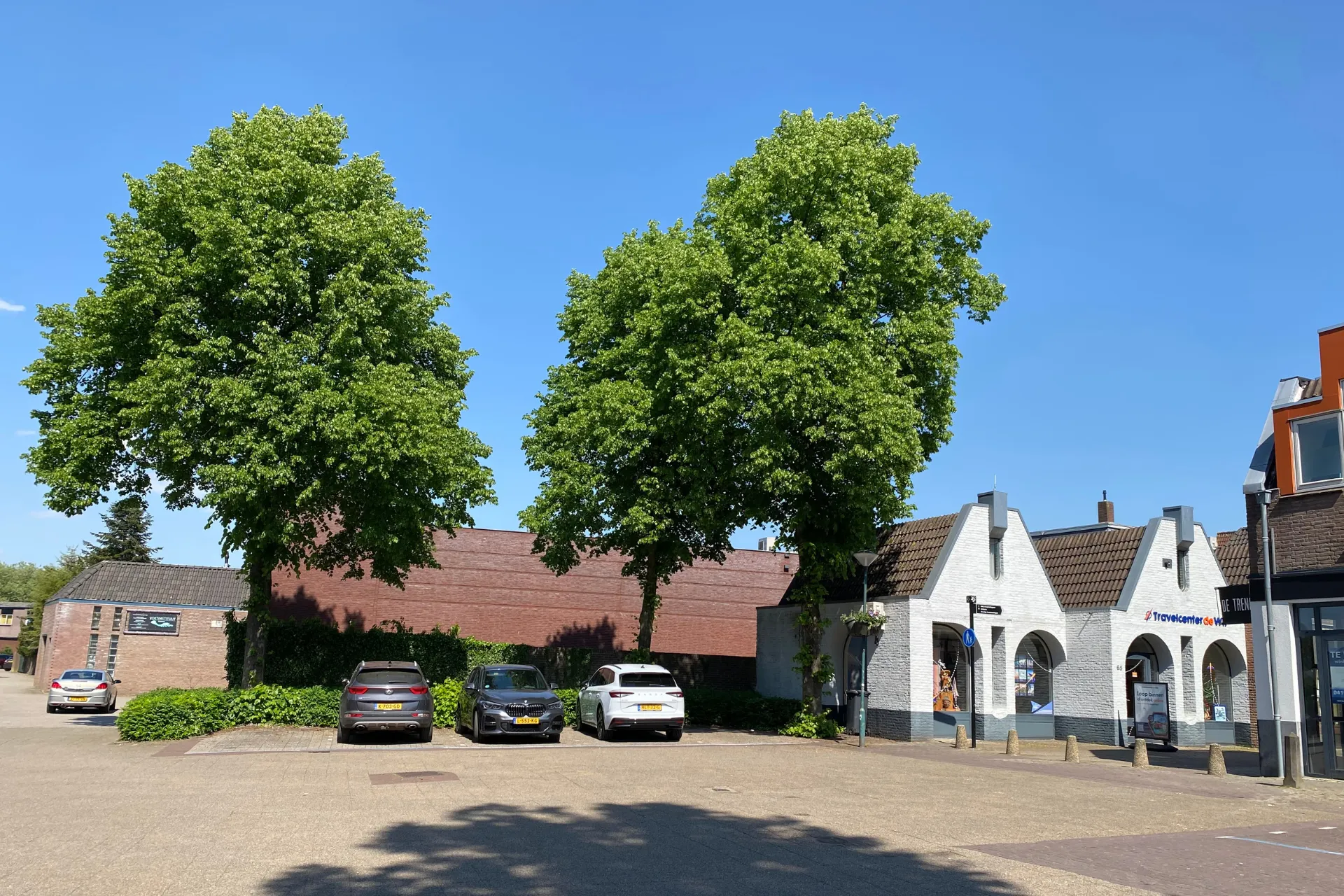 Parkeerplaats Elisabethplaats in Gemert, gelegen naast Travelcenter de Wit.