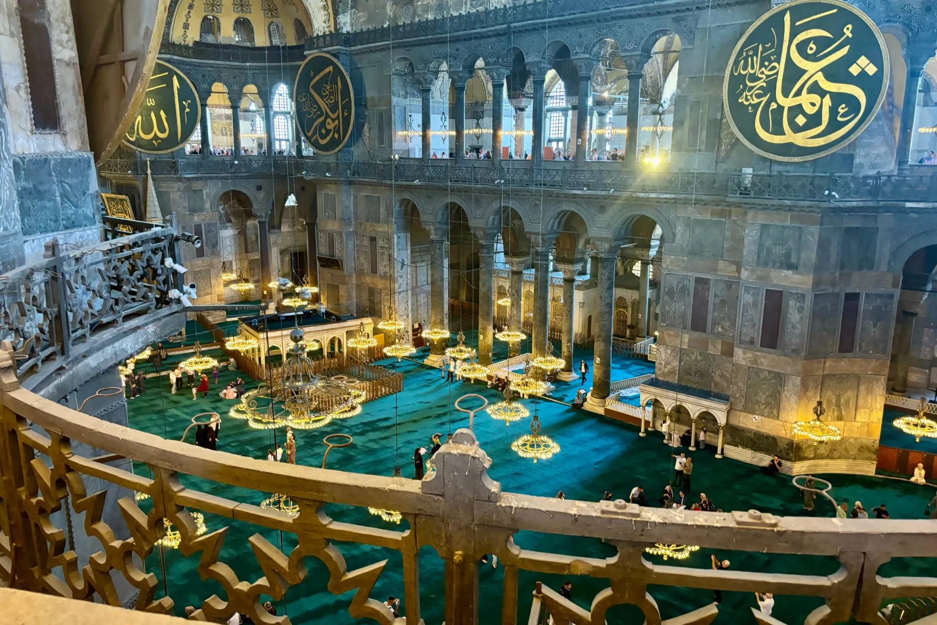 Turkije- Istanbul- Hagia Sophia binnenkant