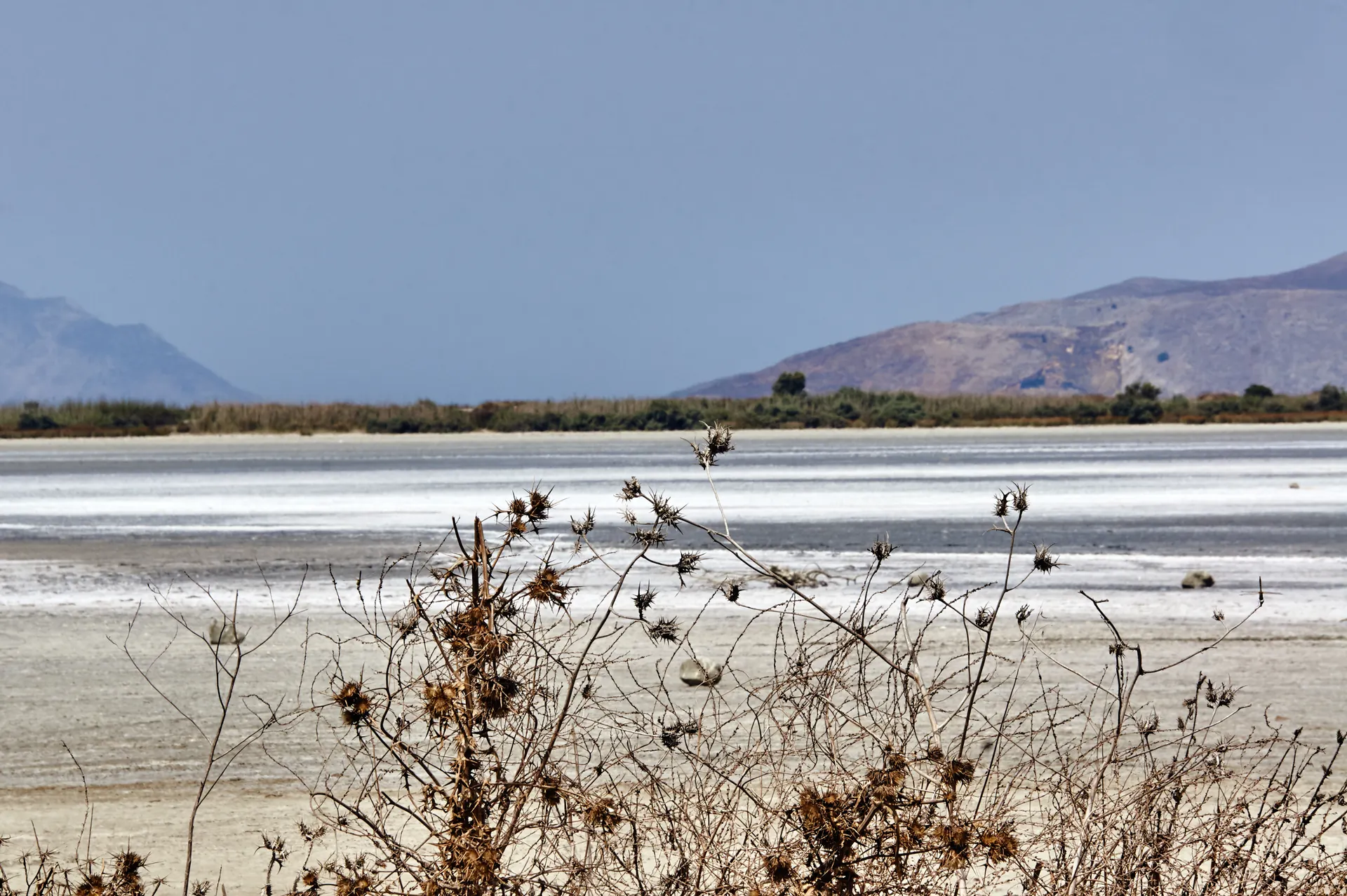 De zoutpannen van Alikes op het Griekse eiland Kos