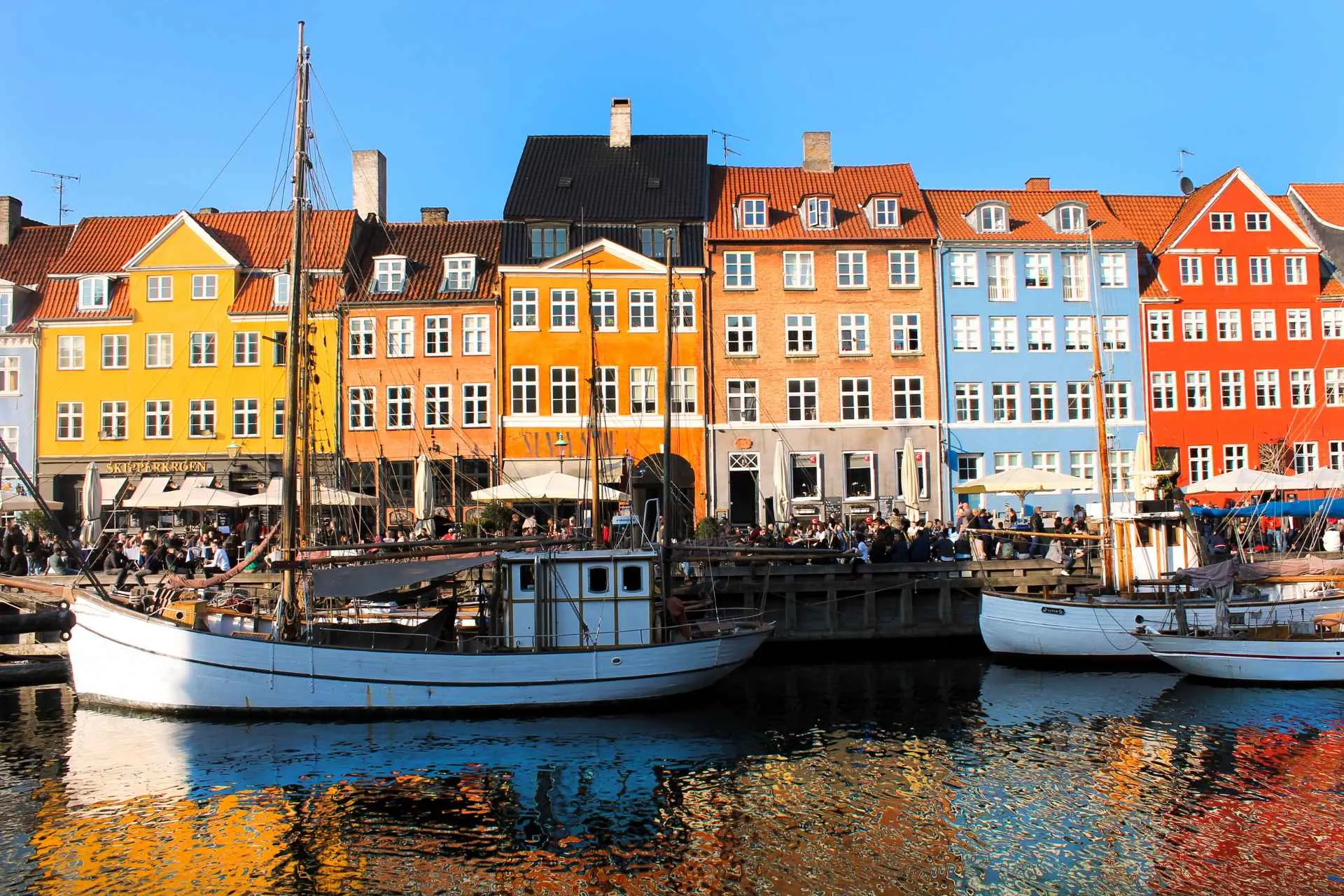 Denemarken Kopenhagen liggend  