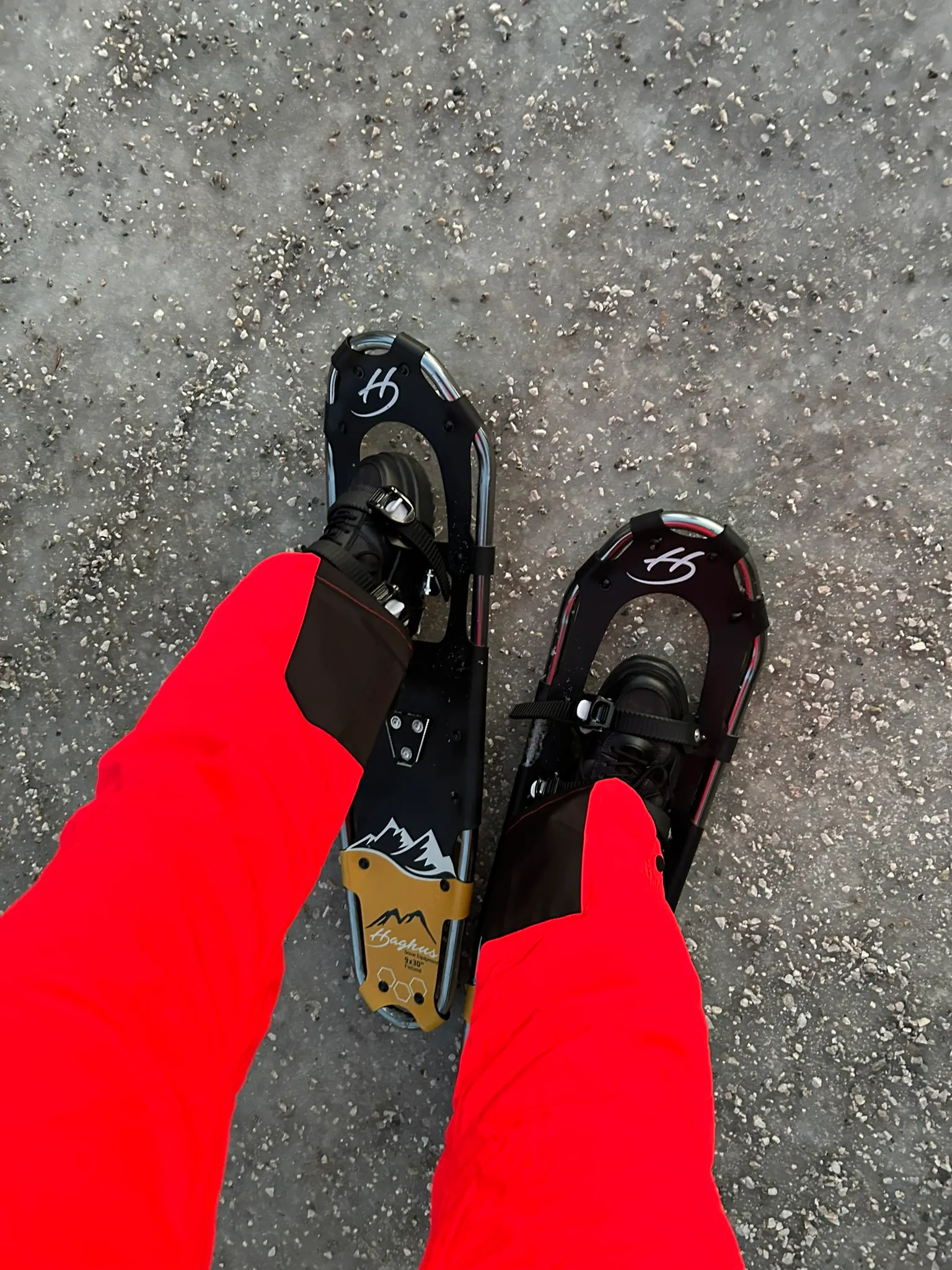 Sneeuw schoenen voor sneeuwschoen safari