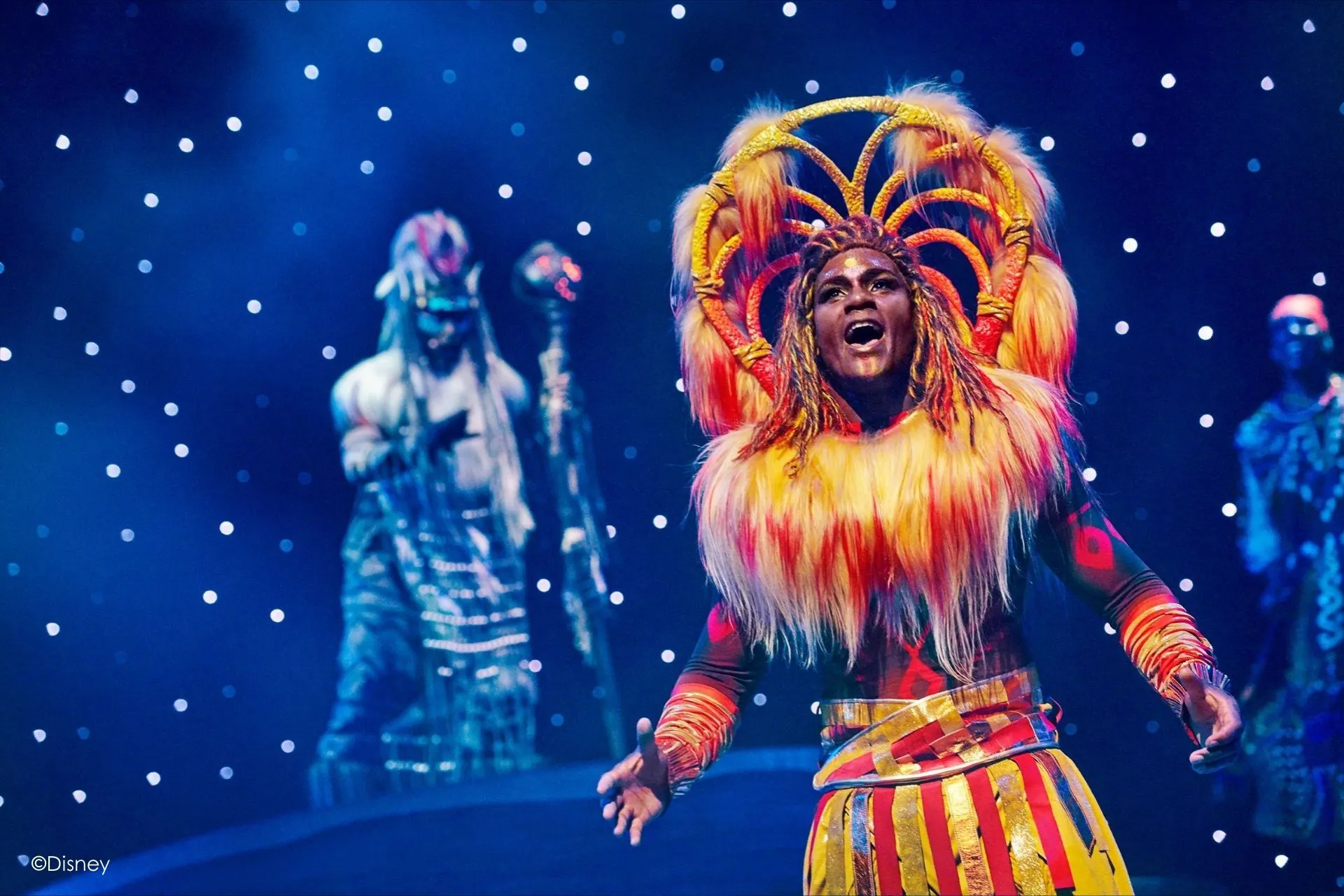Een spectaculaire live-show in Disneyland Parijs, met kleurrijke kostuums en betoverende verlichting. Beleef indrukwekkend entertainment tijdens je vakantie naar Disneyland, met muzikale optredens, iconische Disney-figuren en adembenemende decors. Boek een Disneyland Parijs arrangement met hotel en entree inbegrepen en geniet van magie op het hoogste niveau!