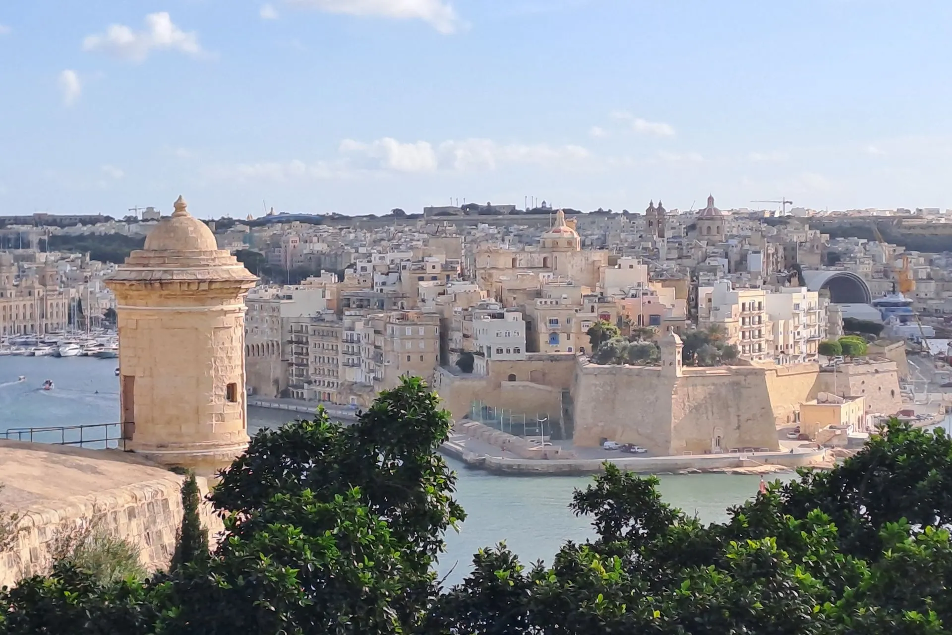 Uitzicht op Valetta, de hoofdstad van Malta