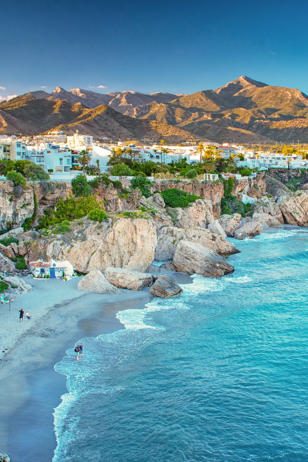 Kustlijn van de Costa del Sol in Spanje