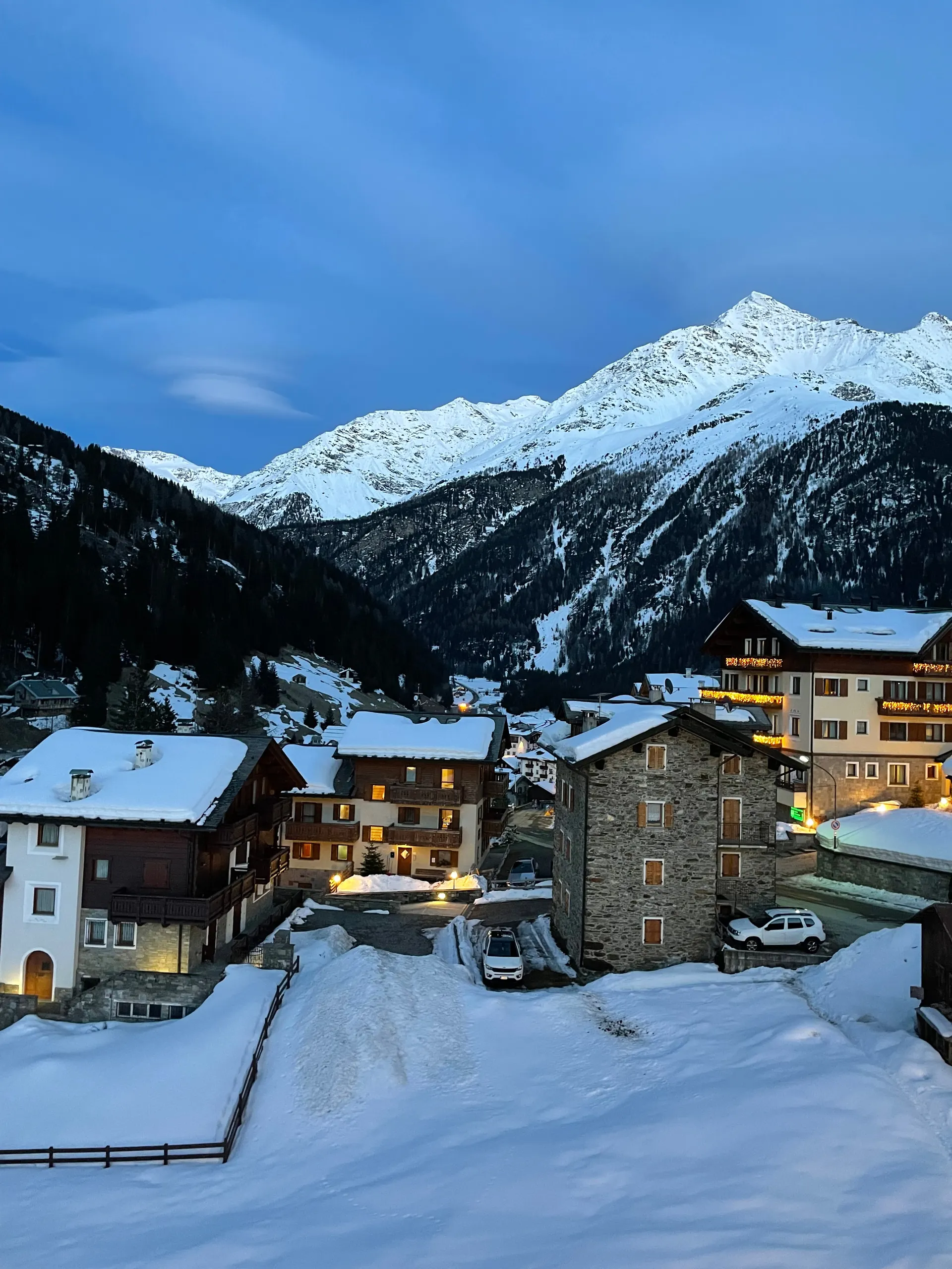 Nikki Bormio sneeuwdorpje
