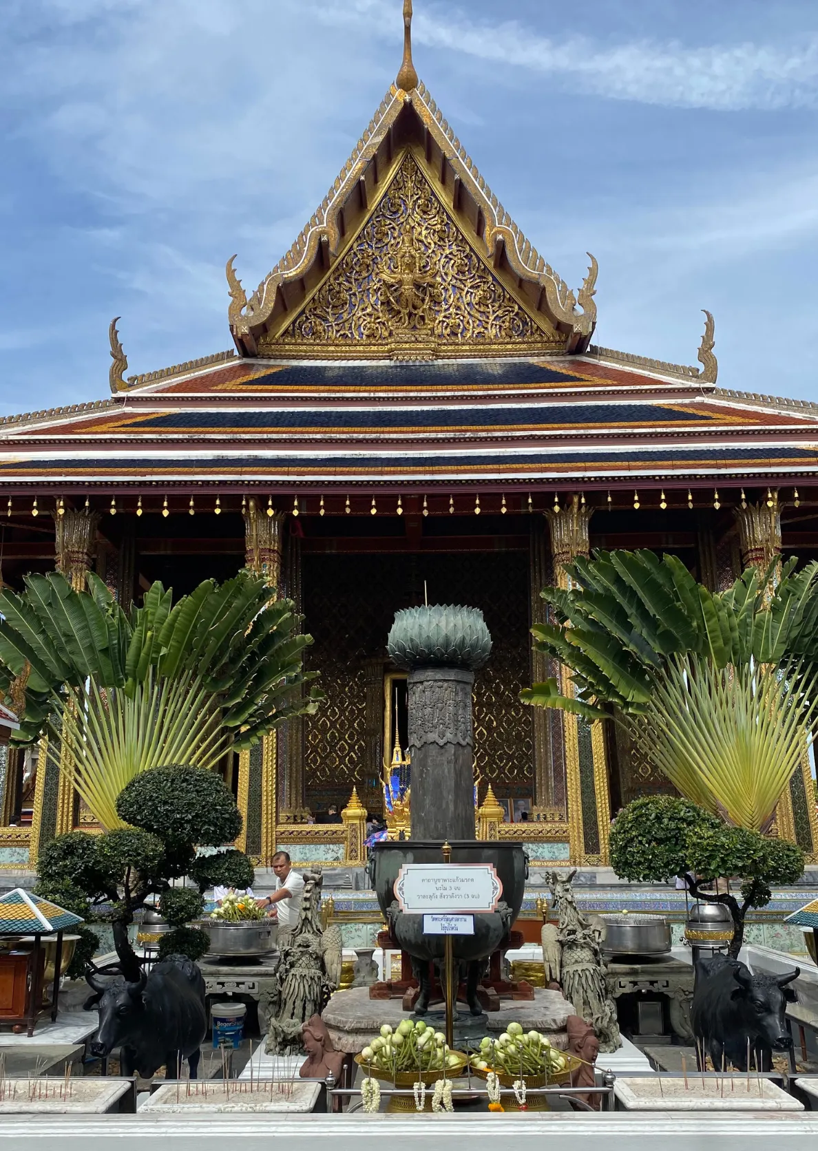 Het koninklijk paleis in Bangkok