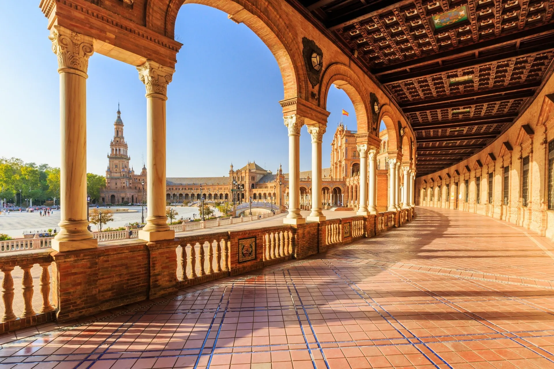 Fly-drive Koningsroute van Andalusië - Sevilla - Plaza de Espana