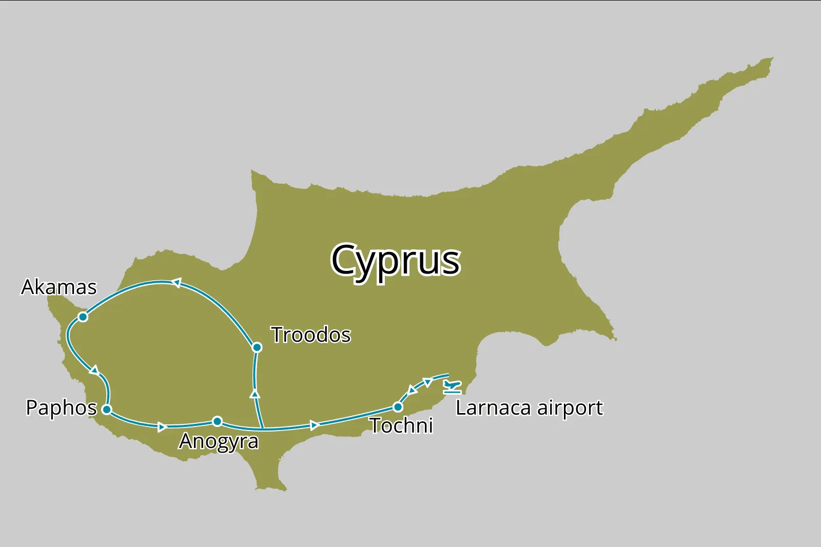 Fly-drive Couleur locale 15 dagen - Route