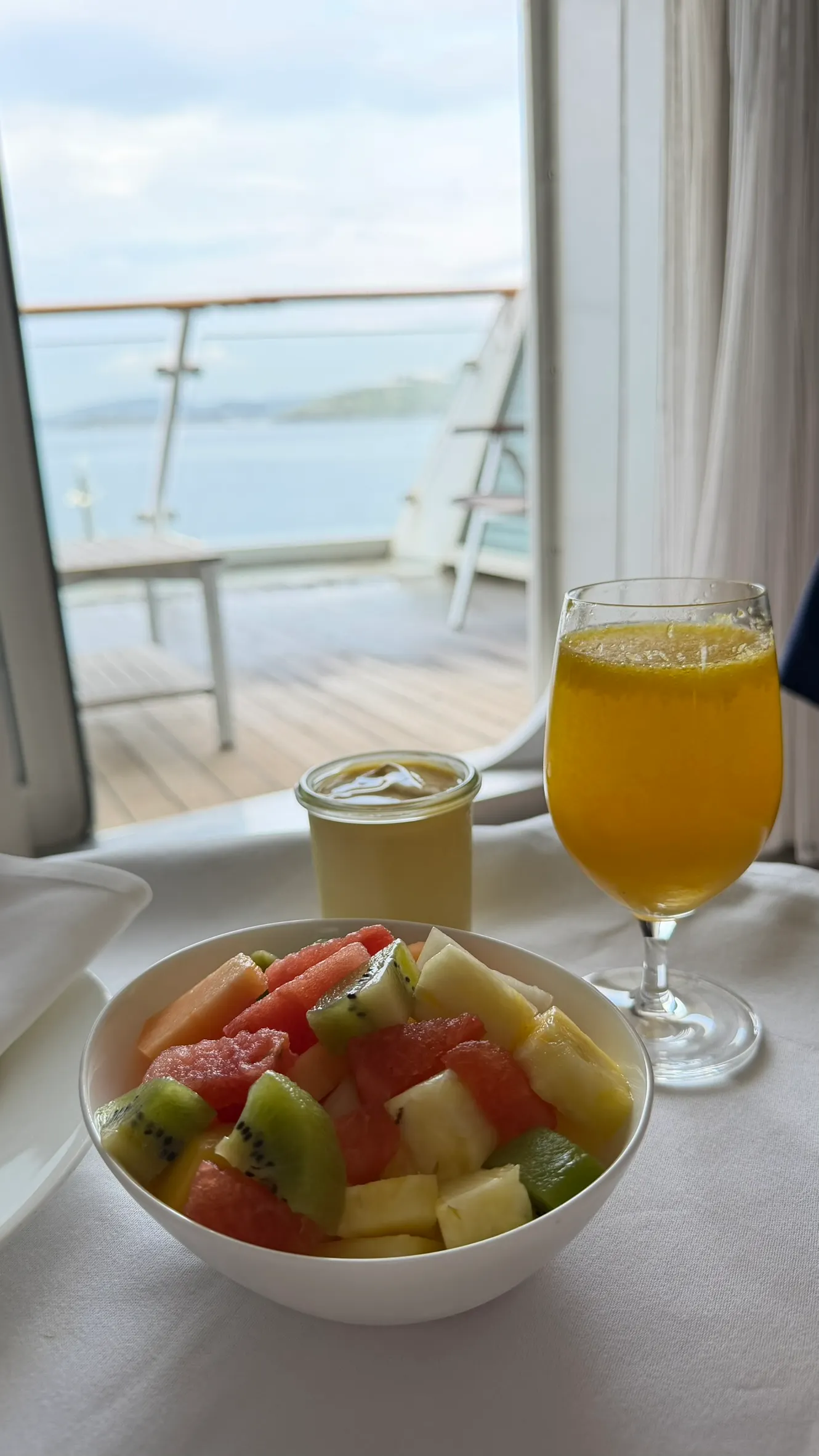 Ontbijt MS Europa Hapag-Lloyd Veranda