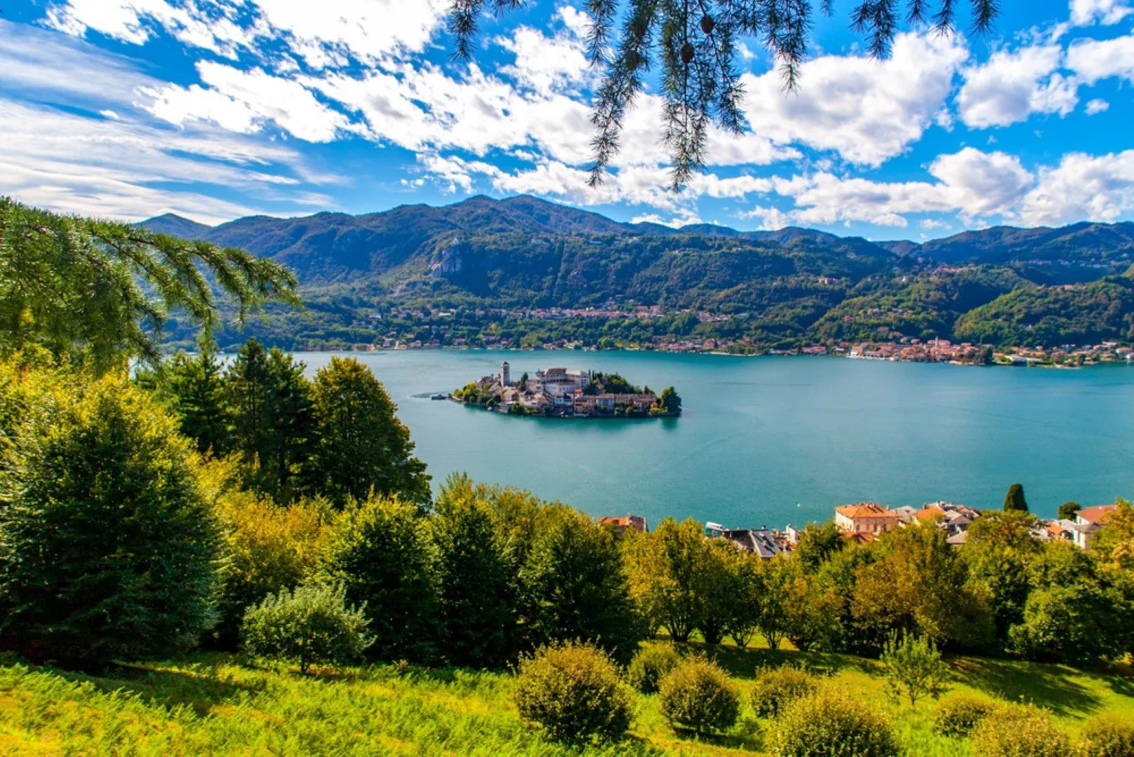 eiland san giulio in lago d'orta